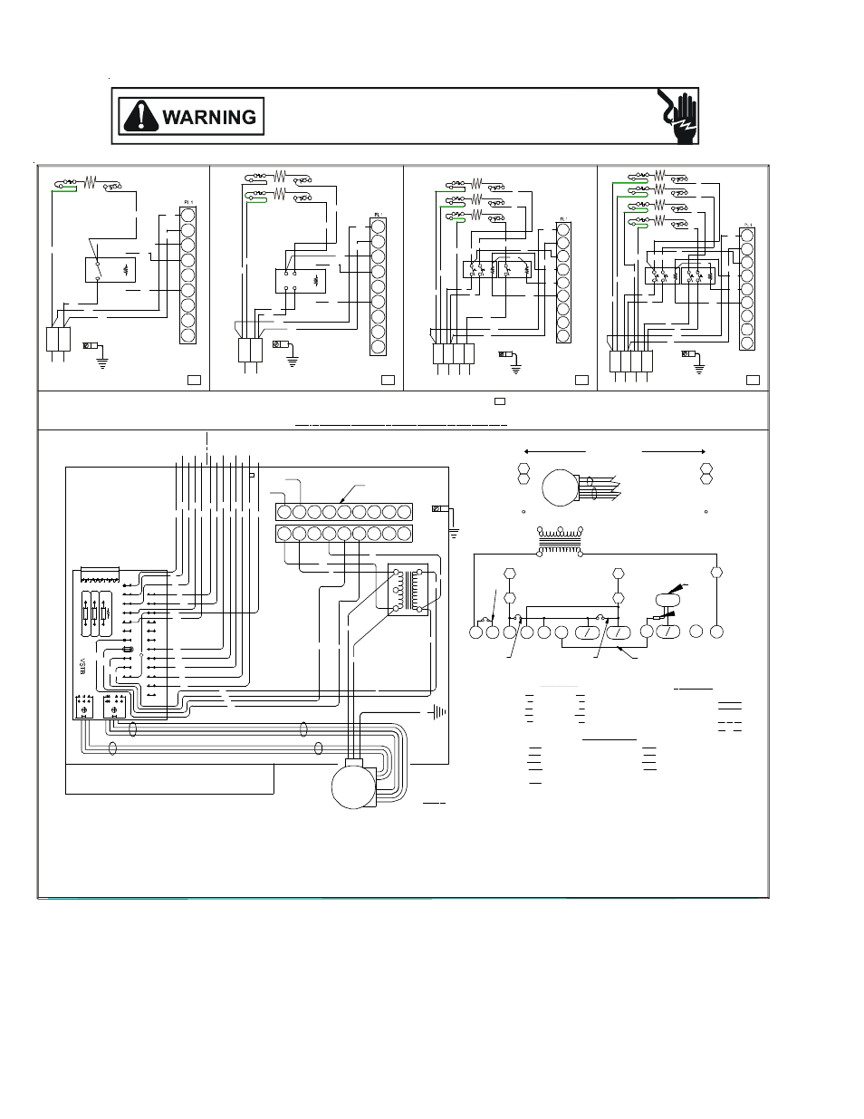 Accessories wiring diagrams, Mark, Indicates | Goodmans ASX User Manual | Page 78 / 80