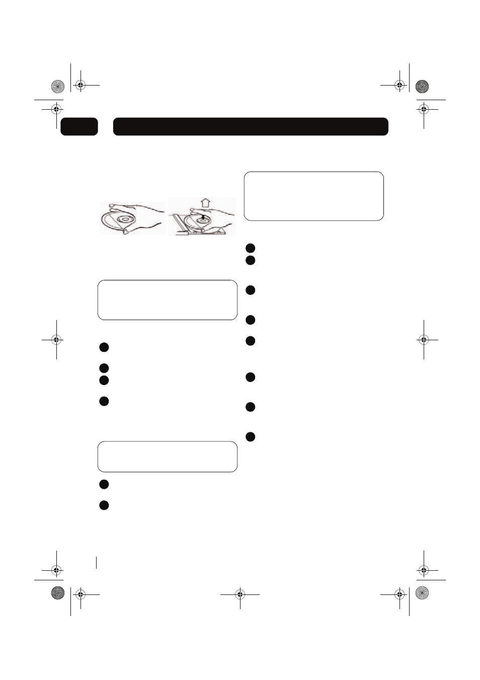 Using the cd, Handling cds, Loading and unloading cd’s | Playing cd’s, Selecting a different cd track | Goodmans IPHONE MICRO1468I User Manual | Page 10 / 20