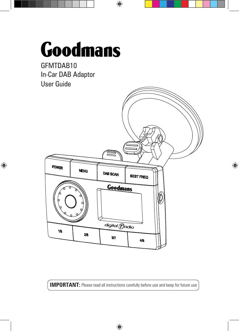 Goodmans GFMTDAB10 User Manual | 16 pages