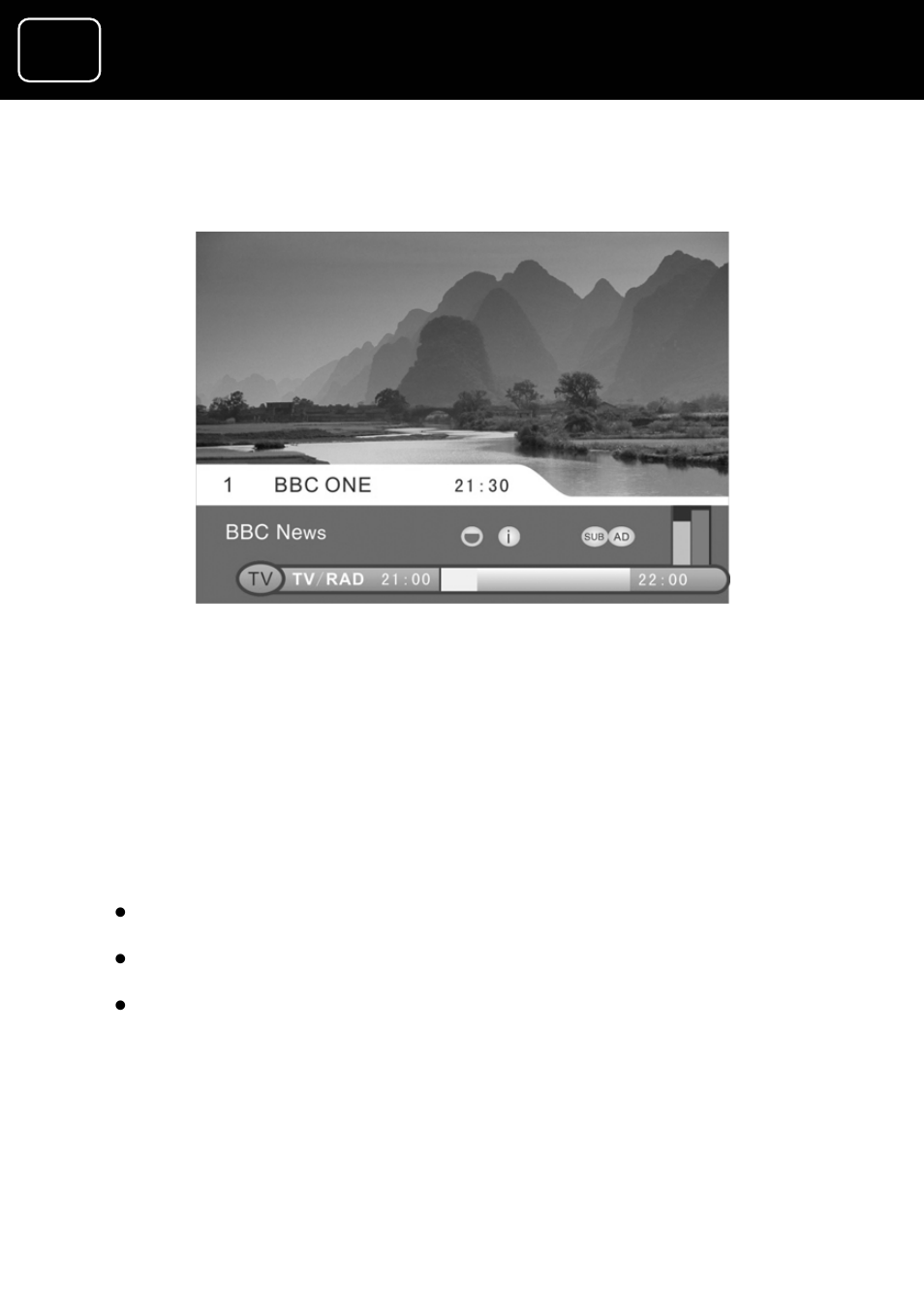 The channel select display, Adr10 digital tv receiver, Gdr10 digital tv receiver | Goodmans GDR10 User Manual | Page 28 / 76
