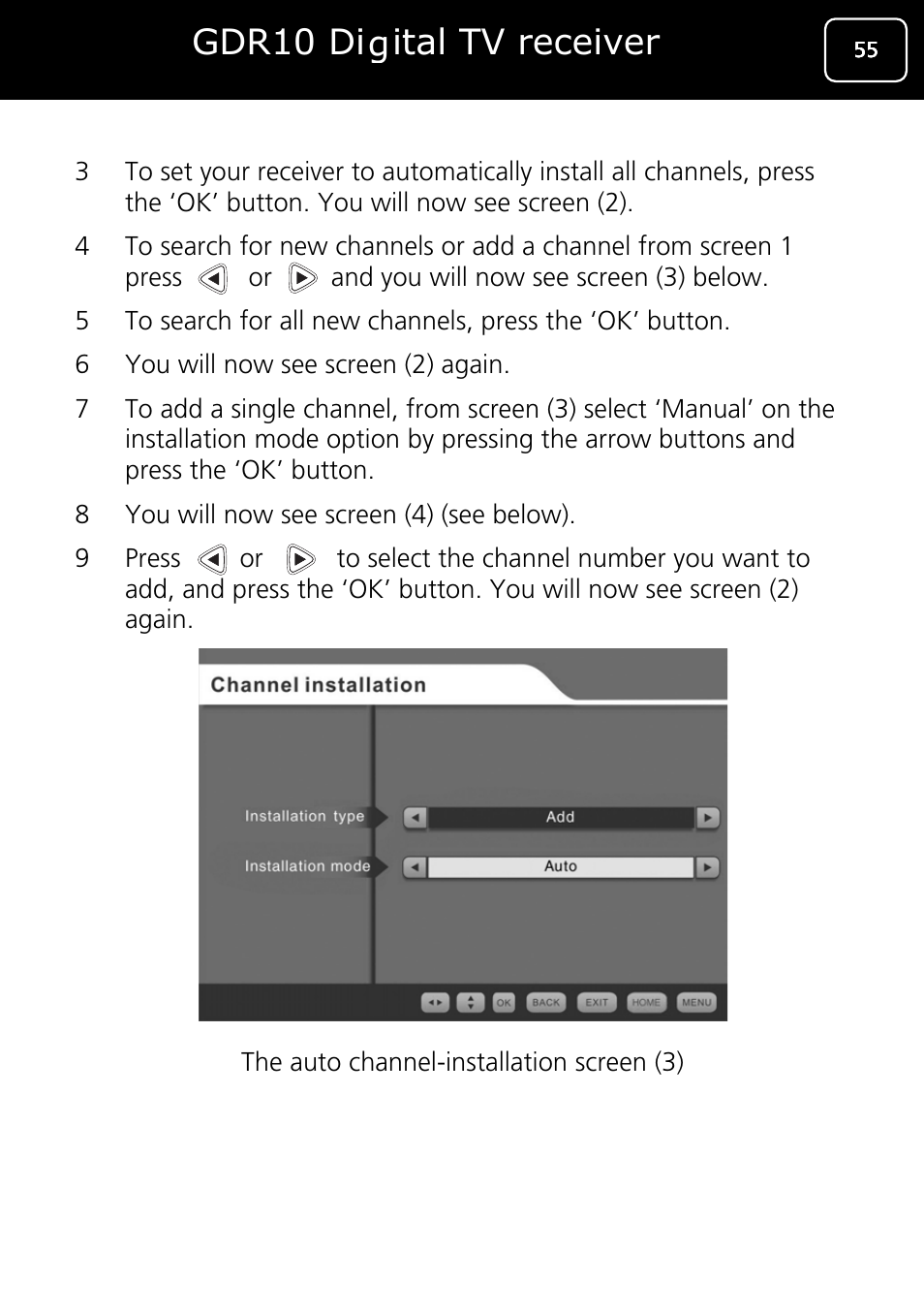 Gdr10 digital tv receiver | Goodmans GDR10 User Manual | Page 55 / 76