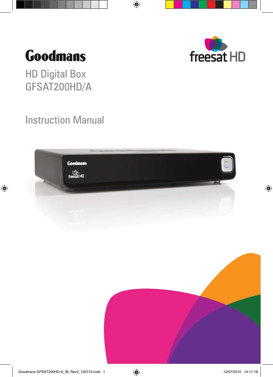 Goodmans GFSAT200HD/A User Manual | 28 pages