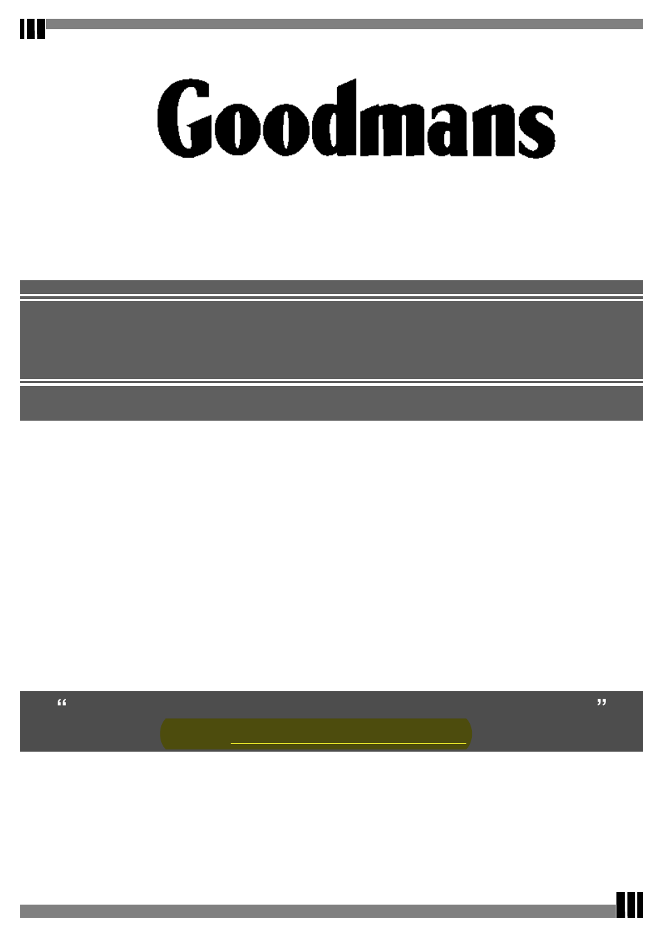 Goodmans G-SHOT 5011CC User Manual | 43 pages