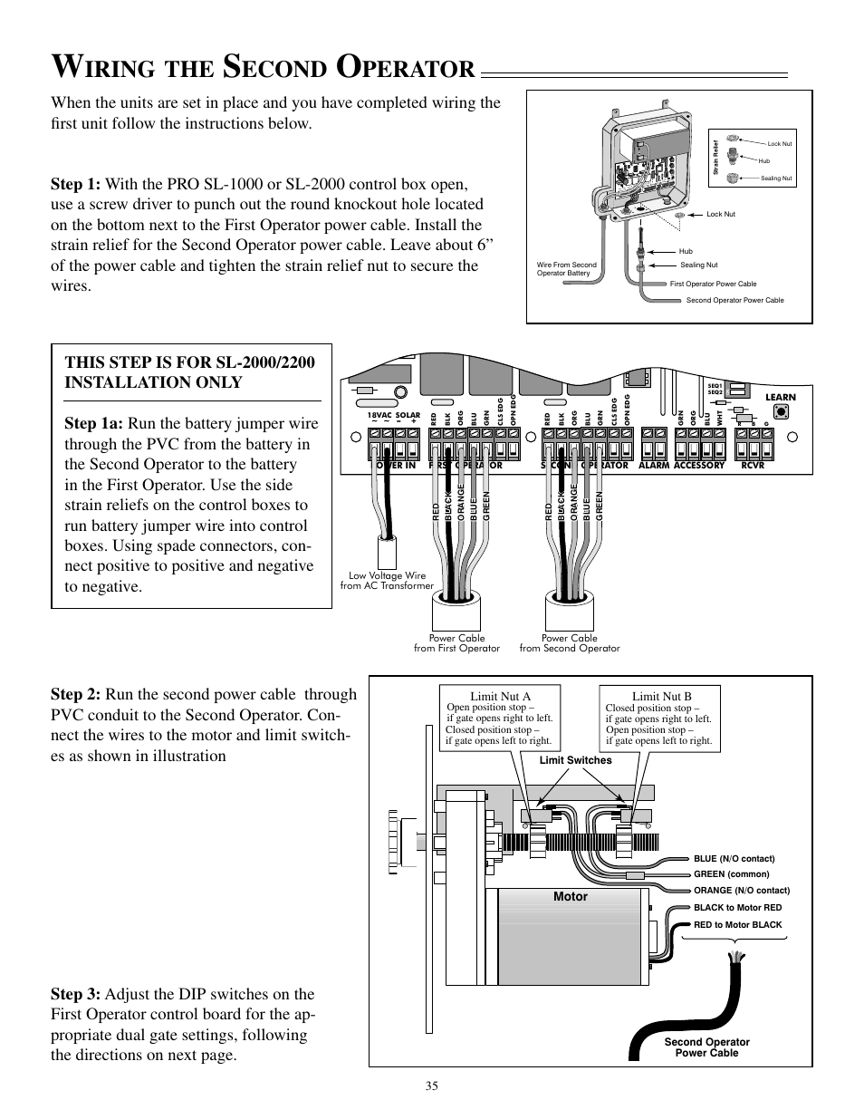 Iring, Econd, Perator | GTO SL-1000B User Manual | Page 37 / 43