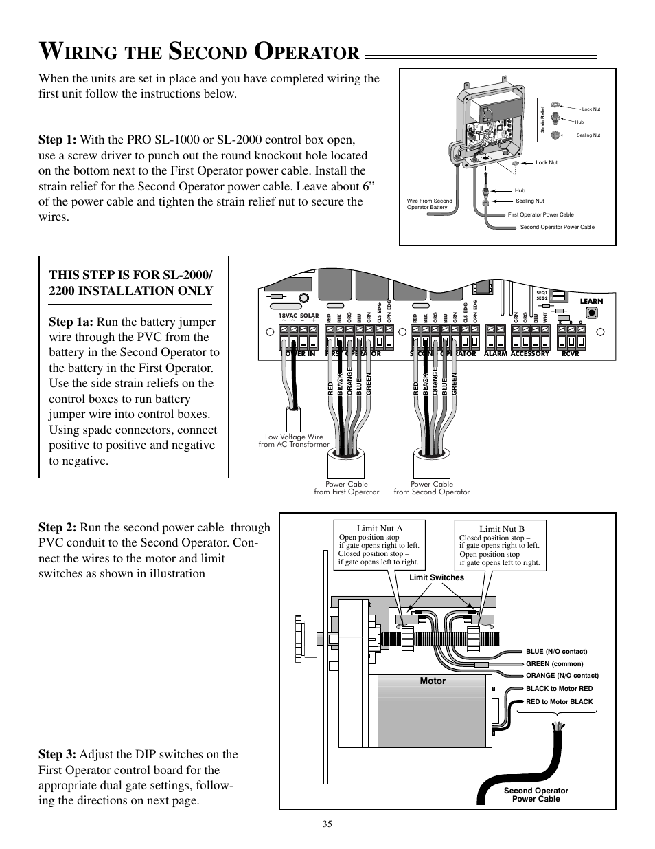 Iring, Econd, Perator | GTO SL-1000 User Manual | Page 38 / 44