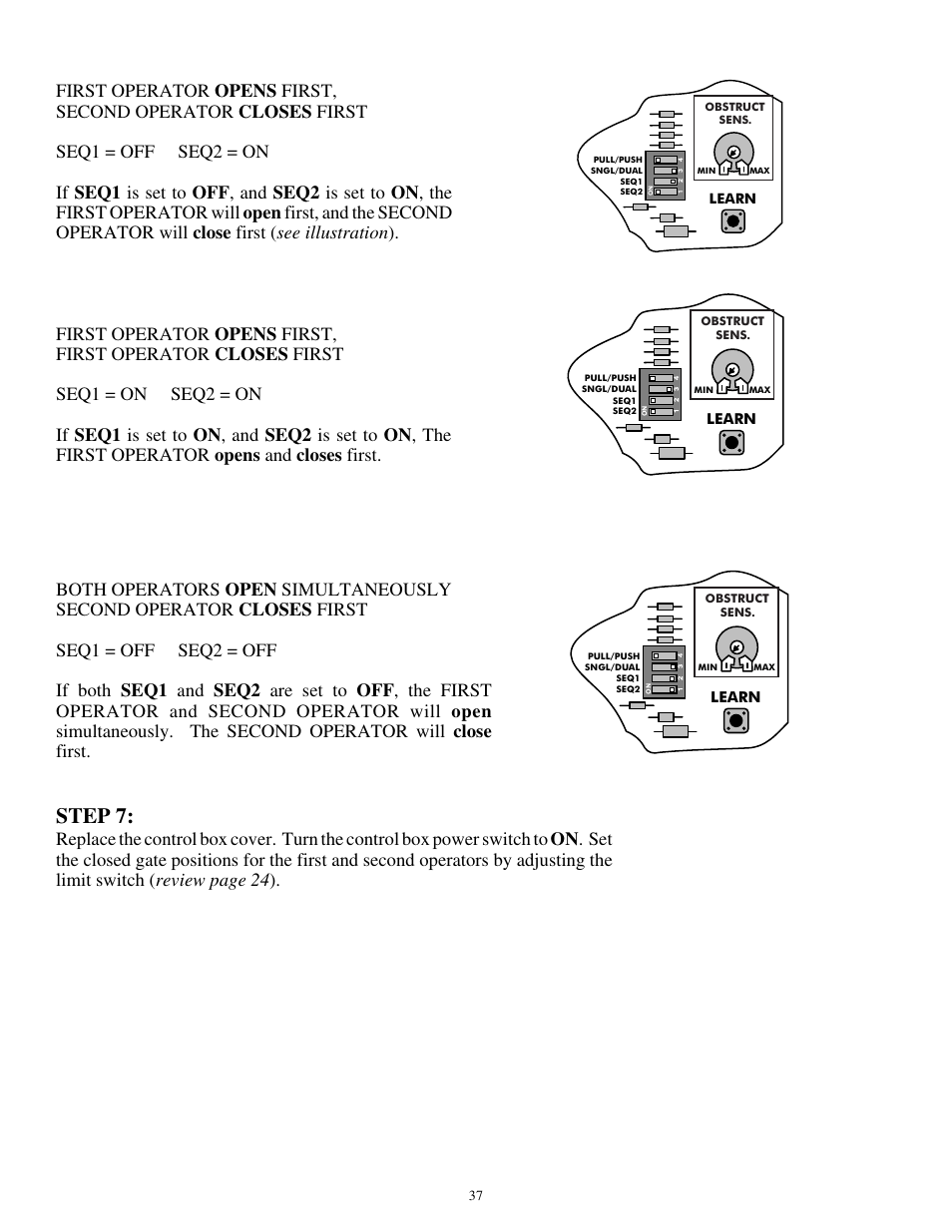 Step 7 | GTO SL-1000 User Manual | Page 40 / 44