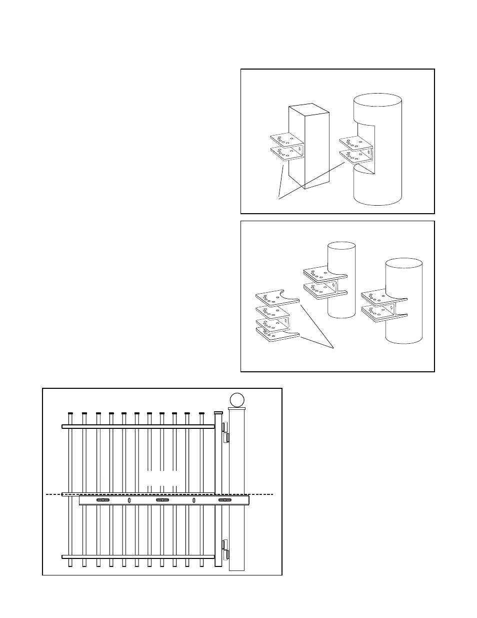 Installing the post bracket assembly, Step 3 | GTO RB923 rev User Manual | Page 15 / 48