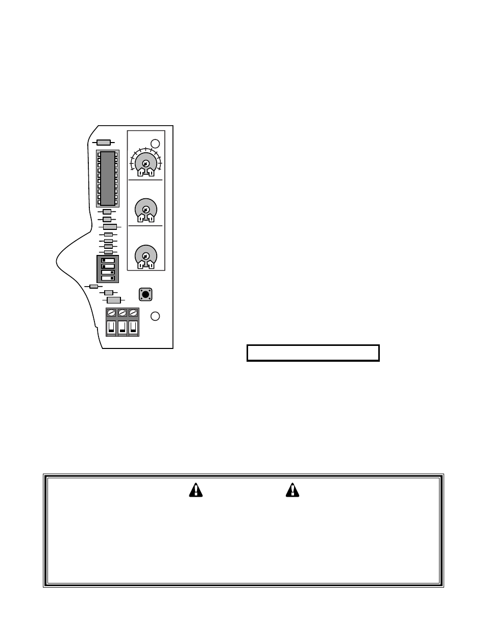 Potentiometers, Safety, Warning | Always keep | GTO RB923 rev User Manual | Page 26 / 48