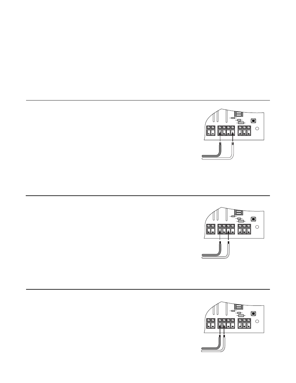 Connecting accessories, Wht (white) used with grn (green), Blu (blue) used with grn (green) | Org (orange) used with grn (green) | GTO RB923 rev User Manual | Page 33 / 48
