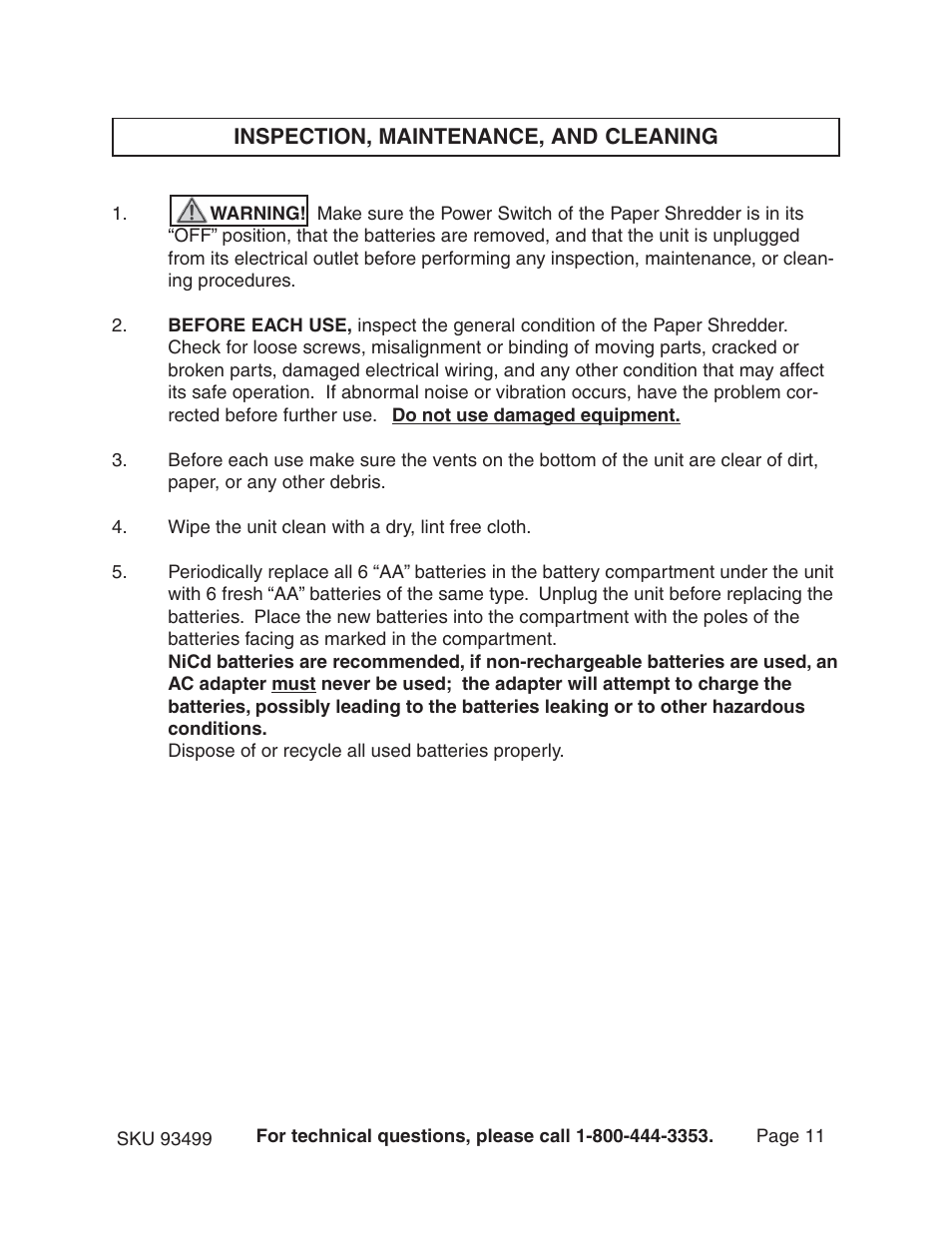 Gordon Tool 93499 User Manual | Page 11 / 12
