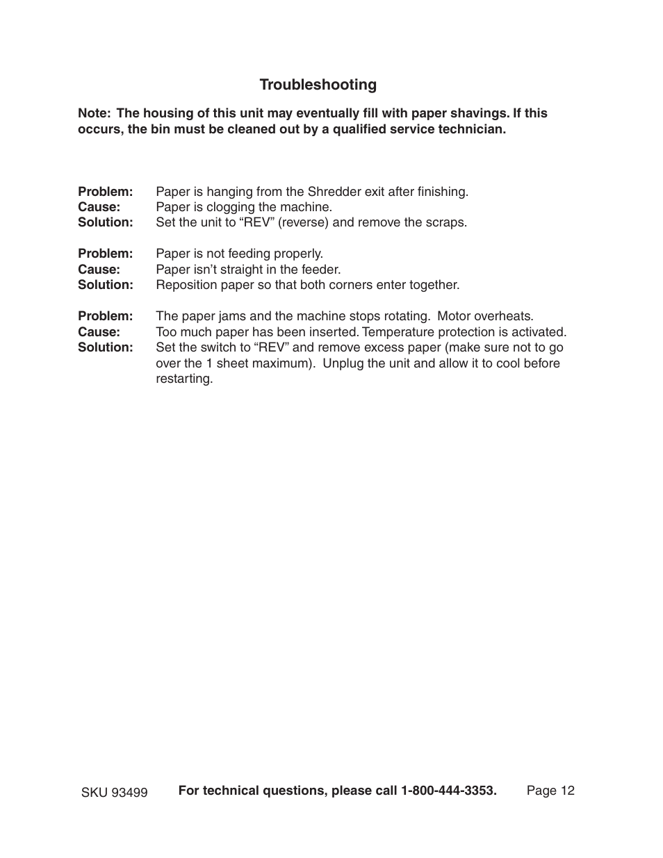 Gordon Tool 93499 User Manual | Page 12 / 12