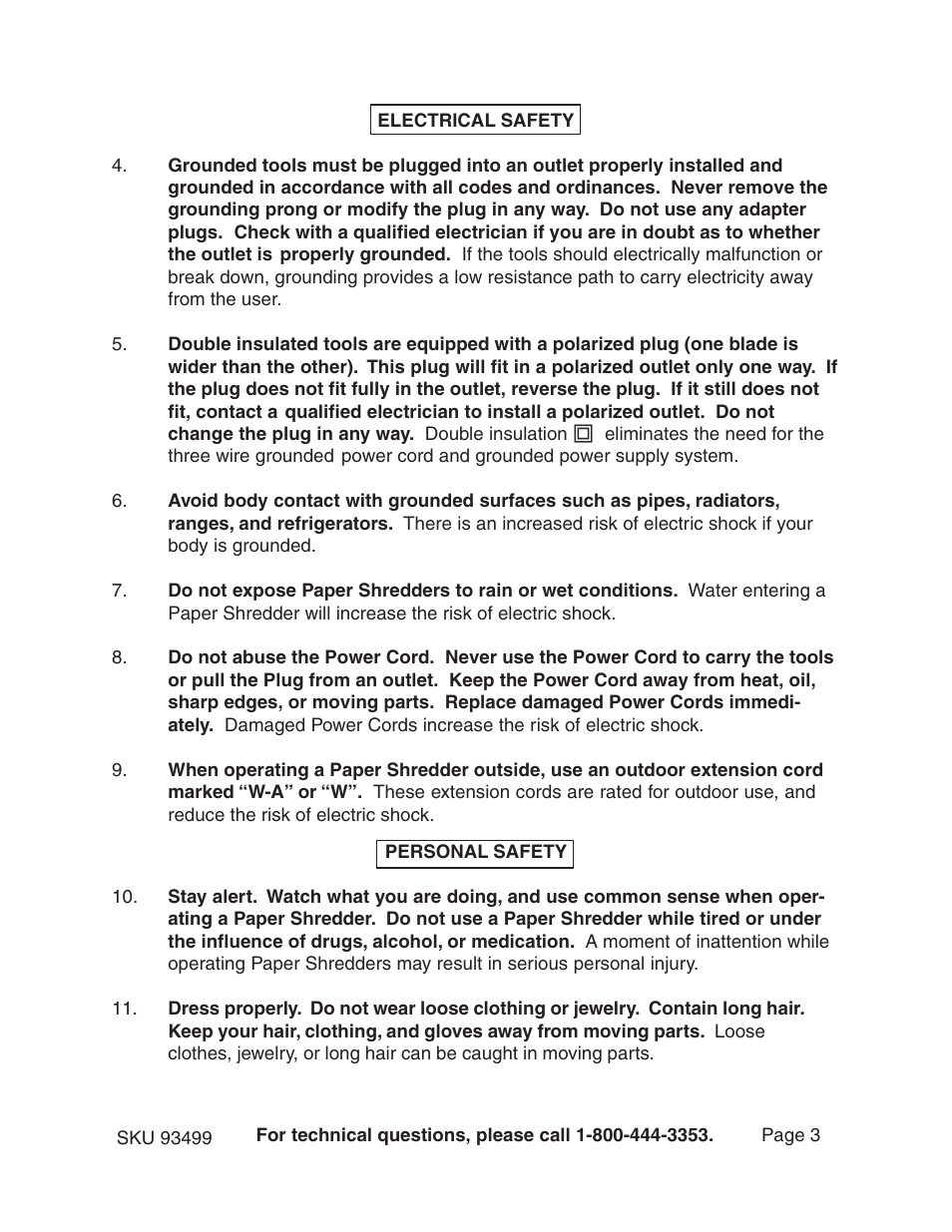 Gordon Tool 93499 User Manual | Page 3 / 12
