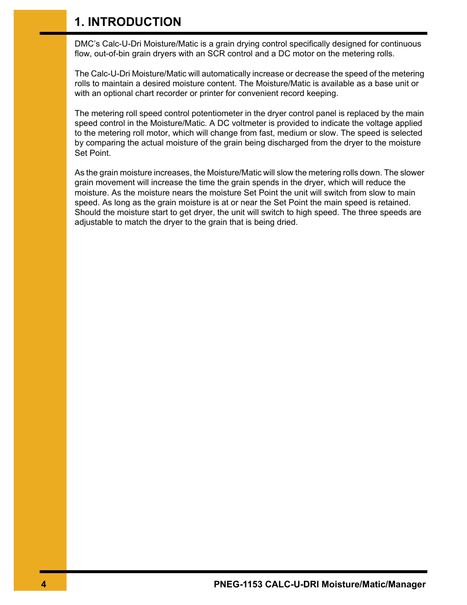Chapter 1 introduction, Introduction | GSI Outdoors PNEG-1153 User Manual | Page 4 / 46