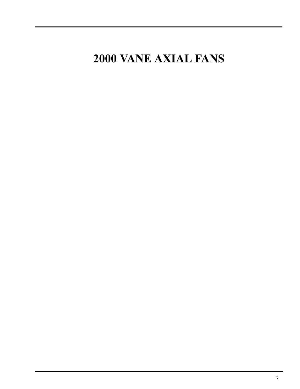 2000 vane axial fans | GSI Outdoors PNEG-377 User Manual | Page 7 / 98