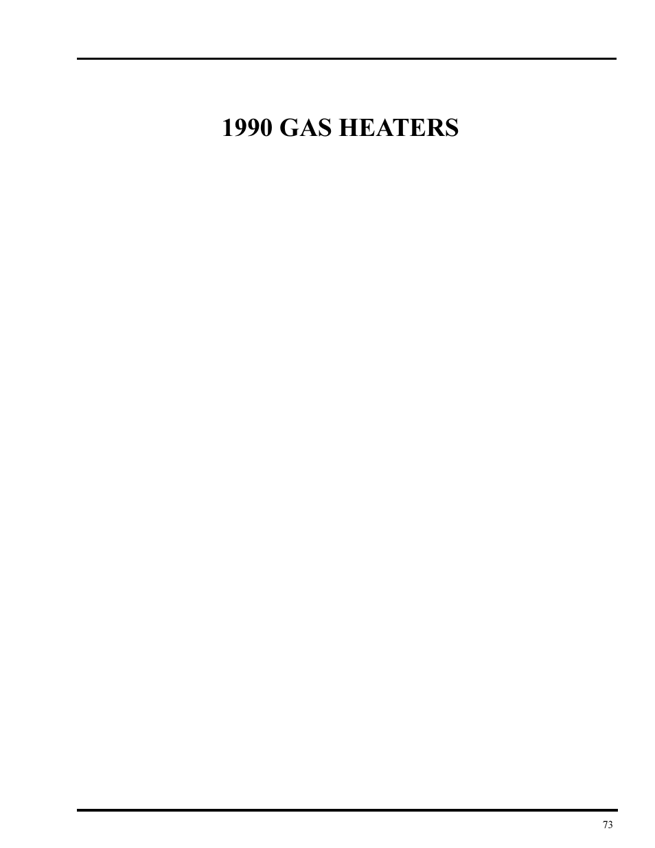 1990 gas heaters | GSI Outdoors PNEG-377 User Manual | Page 73 / 98