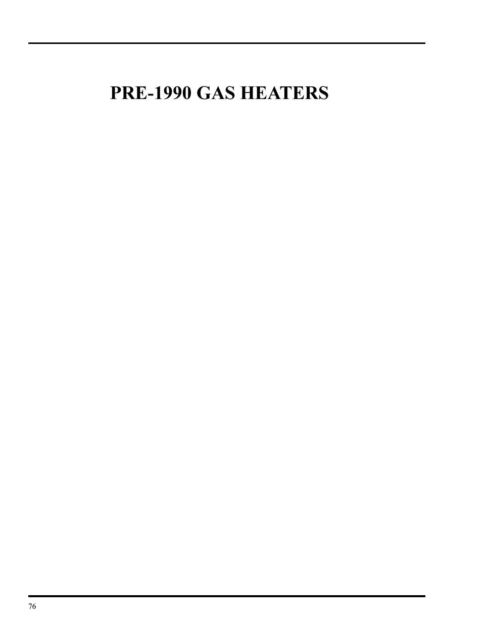 Pre-1990 gas heaters | GSI Outdoors PNEG-377 User Manual | Page 76 / 98