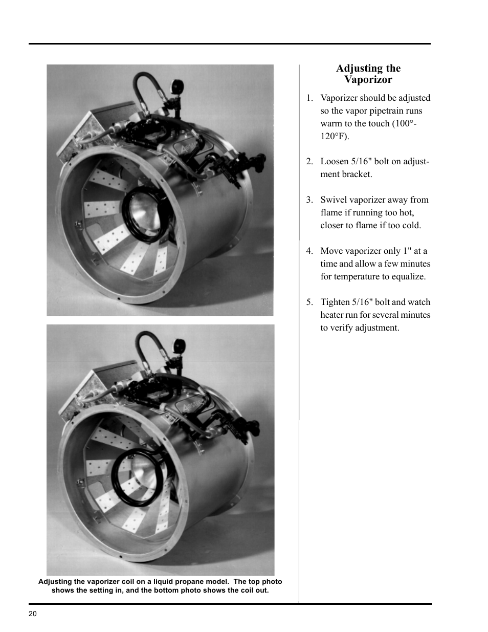 Heater operation | GSI Outdoors VLC User Manual | Page 20 / 37