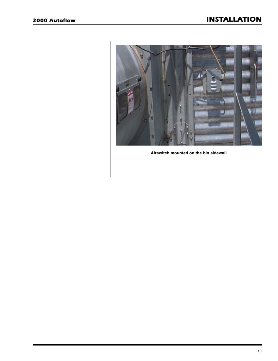 Installation, Airswitch | GSI Outdoors AUTOFLOW 2TF User Manual | Page 19 / 57