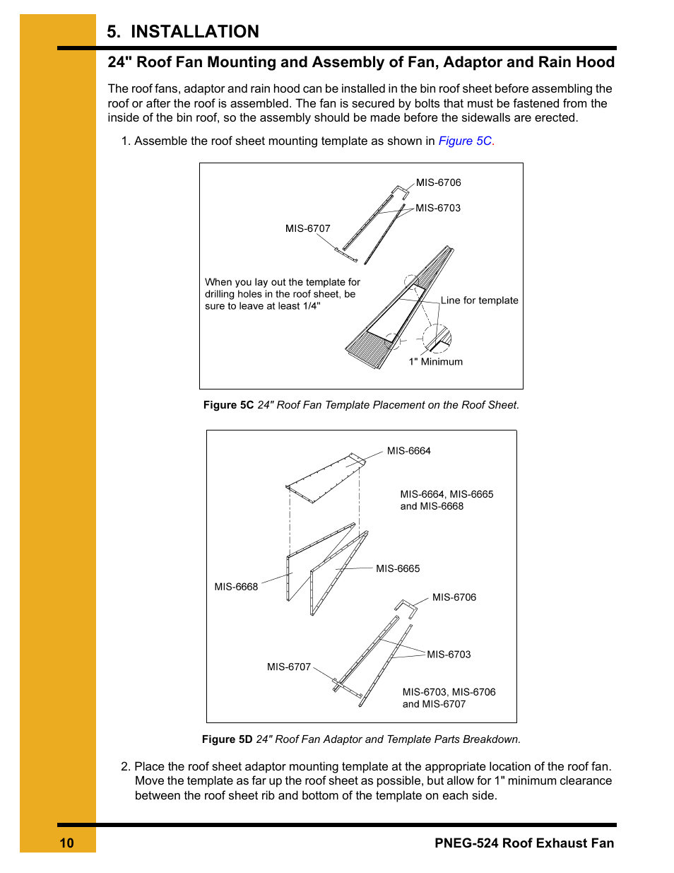 Installation | GSI Outdoors PNEG-524 User Manual | Page 10 / 24