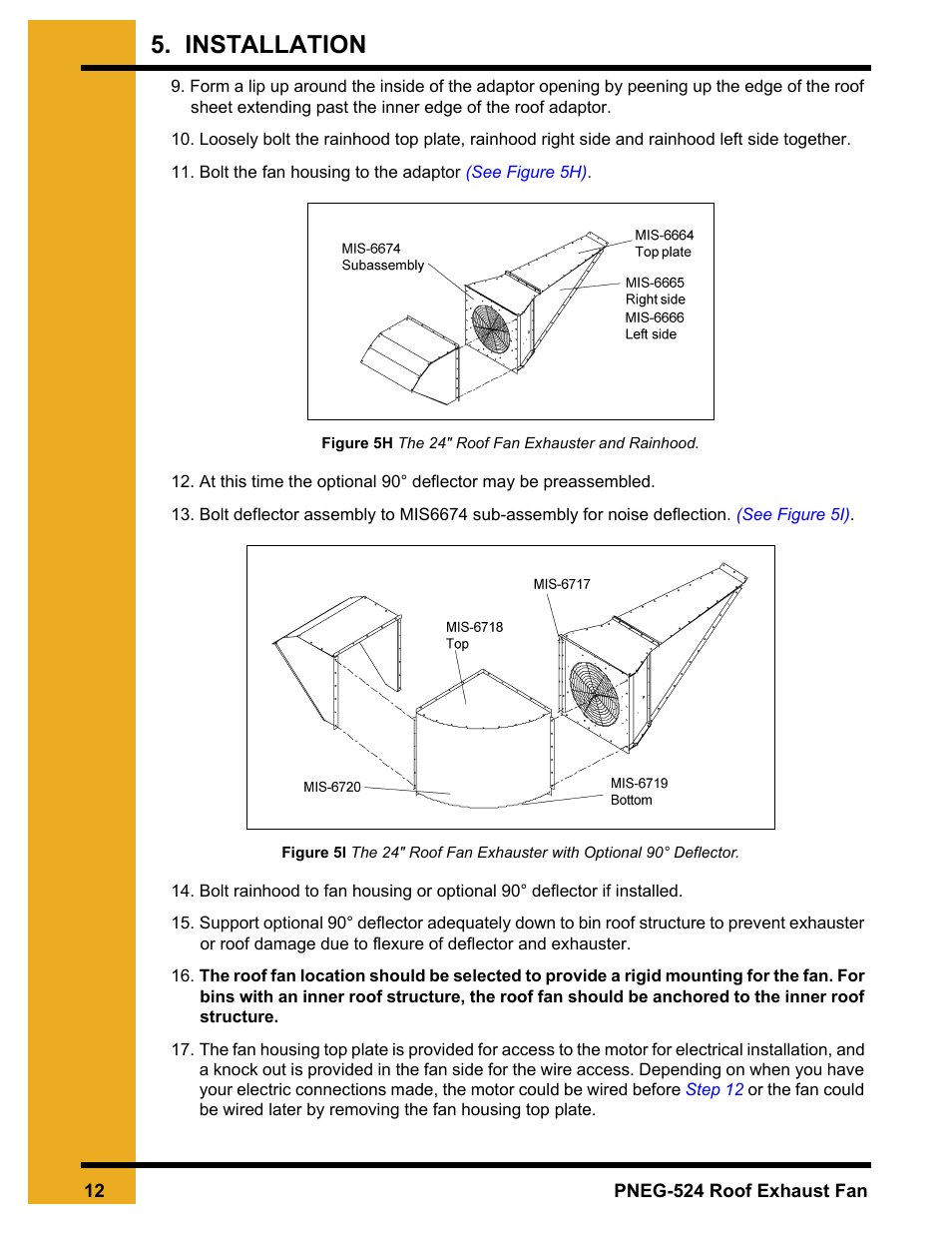 Installation | GSI Outdoors PNEG-524 User Manual | Page 12 / 24