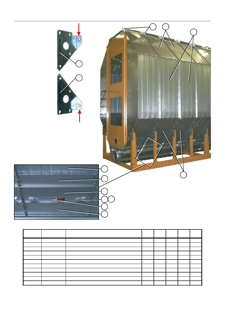 Outside screens / meter roll access door, Meter roll access door, Pneg-1447 | GSI Outdoors PNEG-1447 User Manual | Page 13 / 67