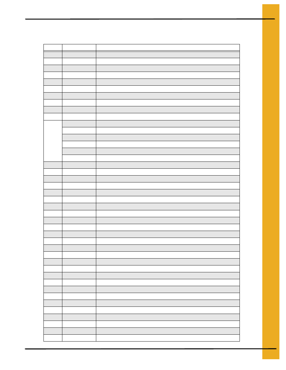 Sweep tractor parts (continued), Parts list | GSI Outdoors PNEG-1597 User Manual | Page 25 / 28