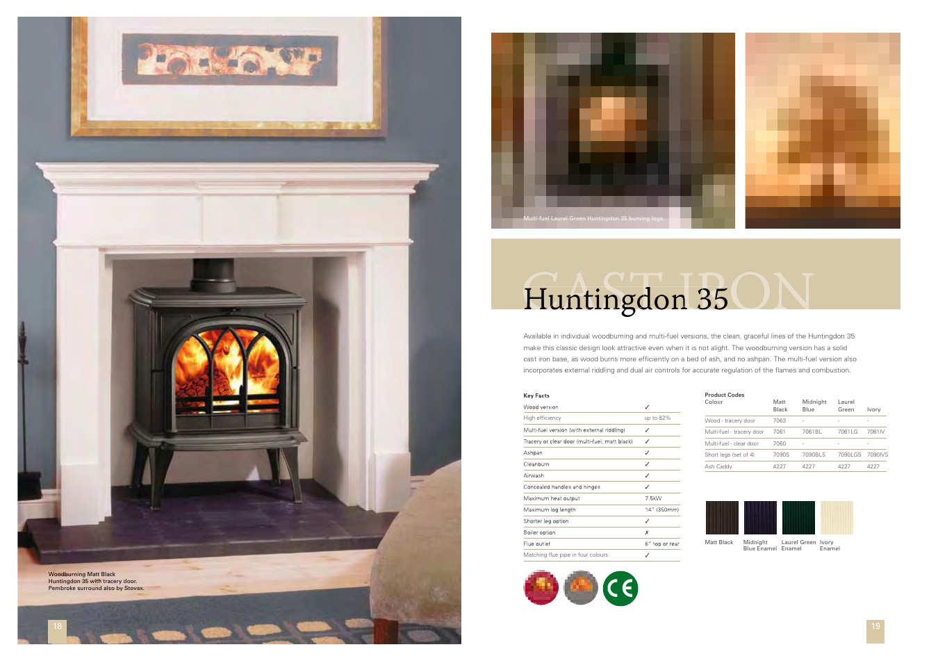 Huntingdon 35 | Stovax STOV1008 User Manual | Page 10 / 34