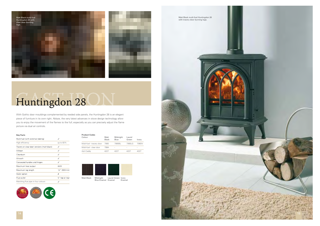 Huntingdon 28 | Stovax STOV1008 User Manual | Page 8 / 34