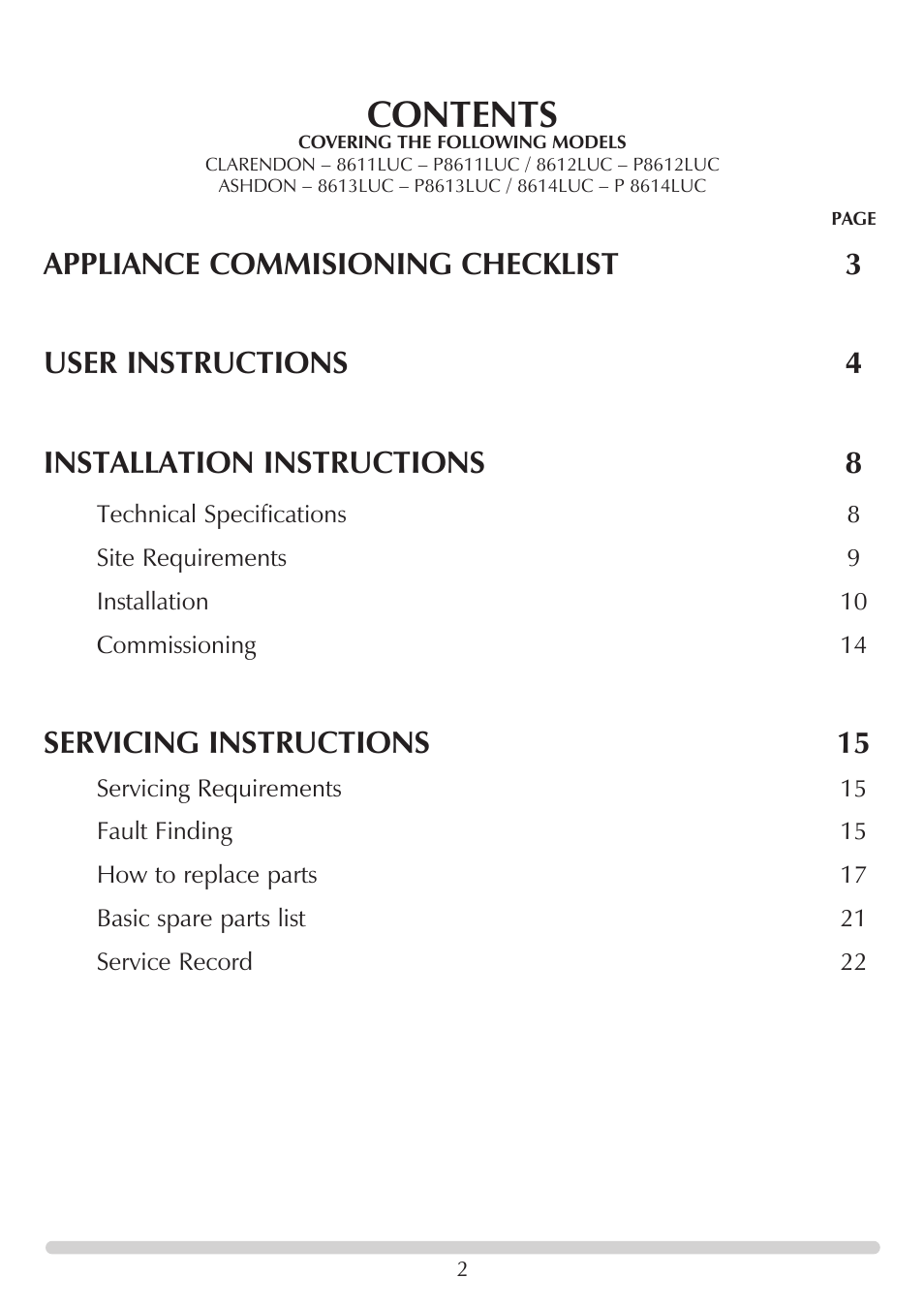 Stovax 705088 User Manual | Page 2 / 23