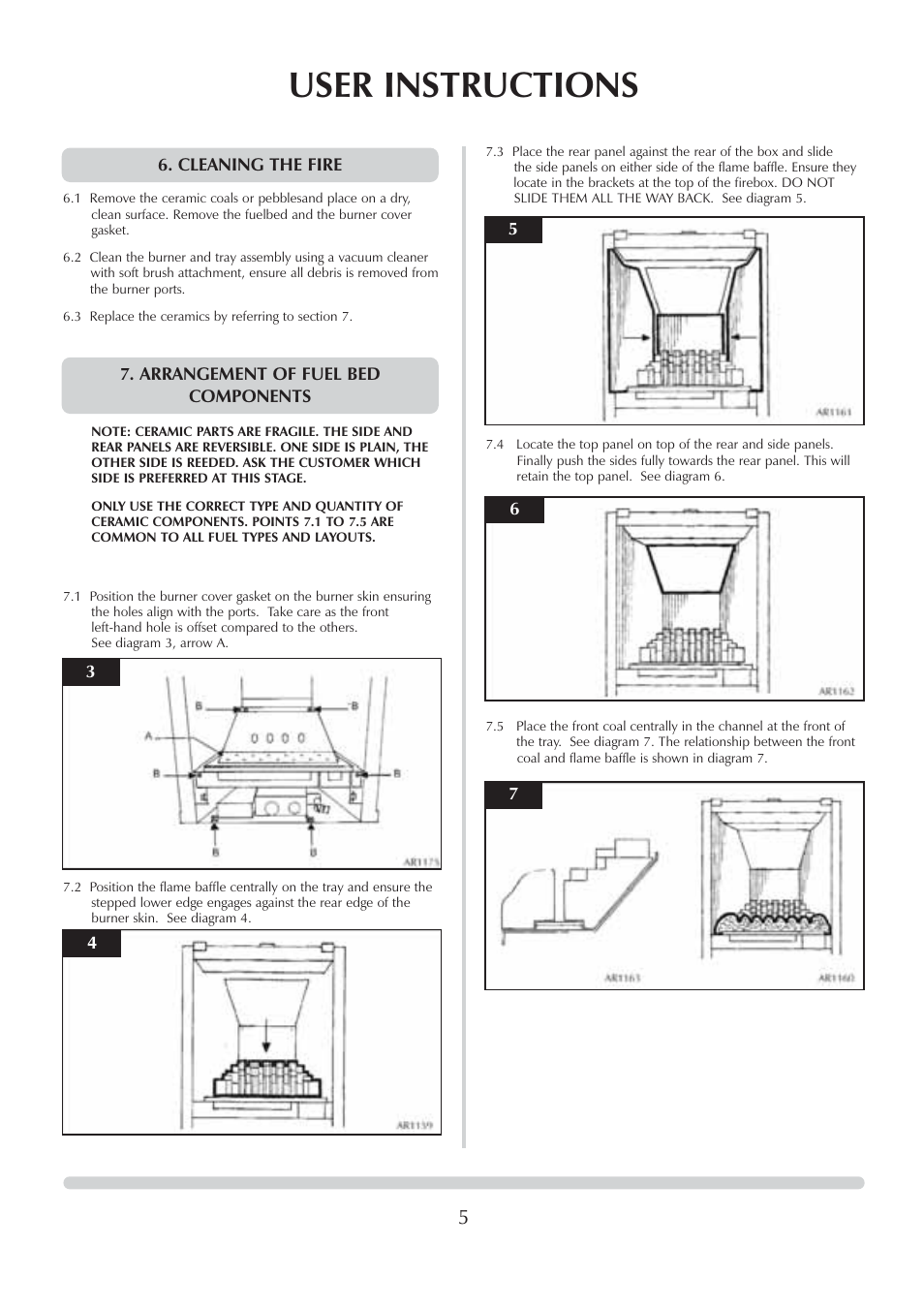 User instructions | Stovax Logic Hotbox & Convector Fire User Manual | Page 5 / 24