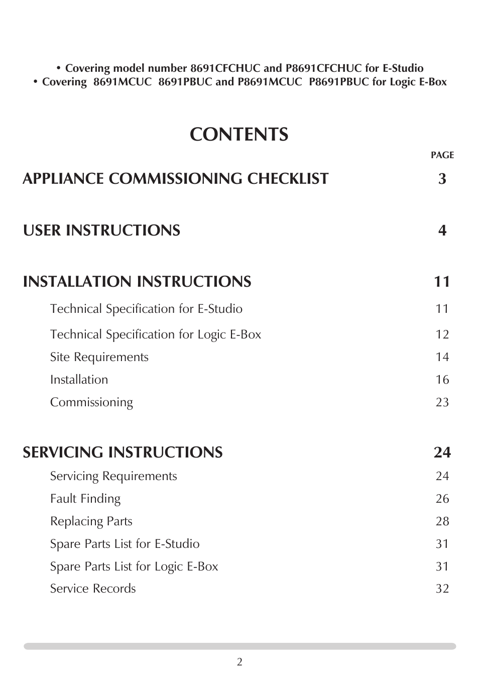 Stovax PR0741 User Manual | Page 2 / 34