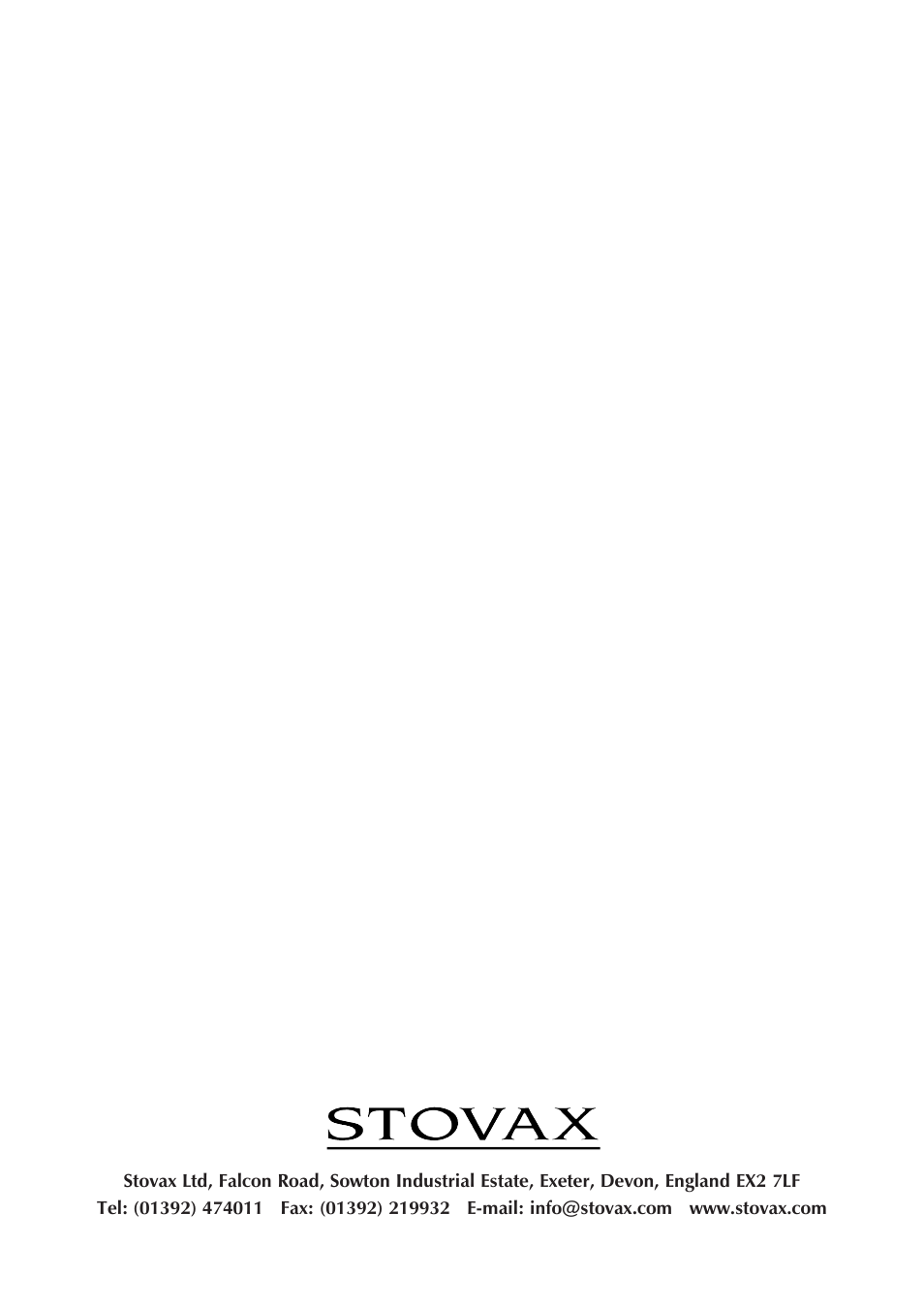 Stovax Riva Open Log Burning Convector Fireboxes User Manual | Page 32 / 32