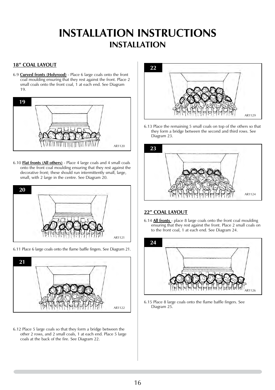 Installation instructions, Installation | Stovax 8455 User Manual | Page 16 / 26