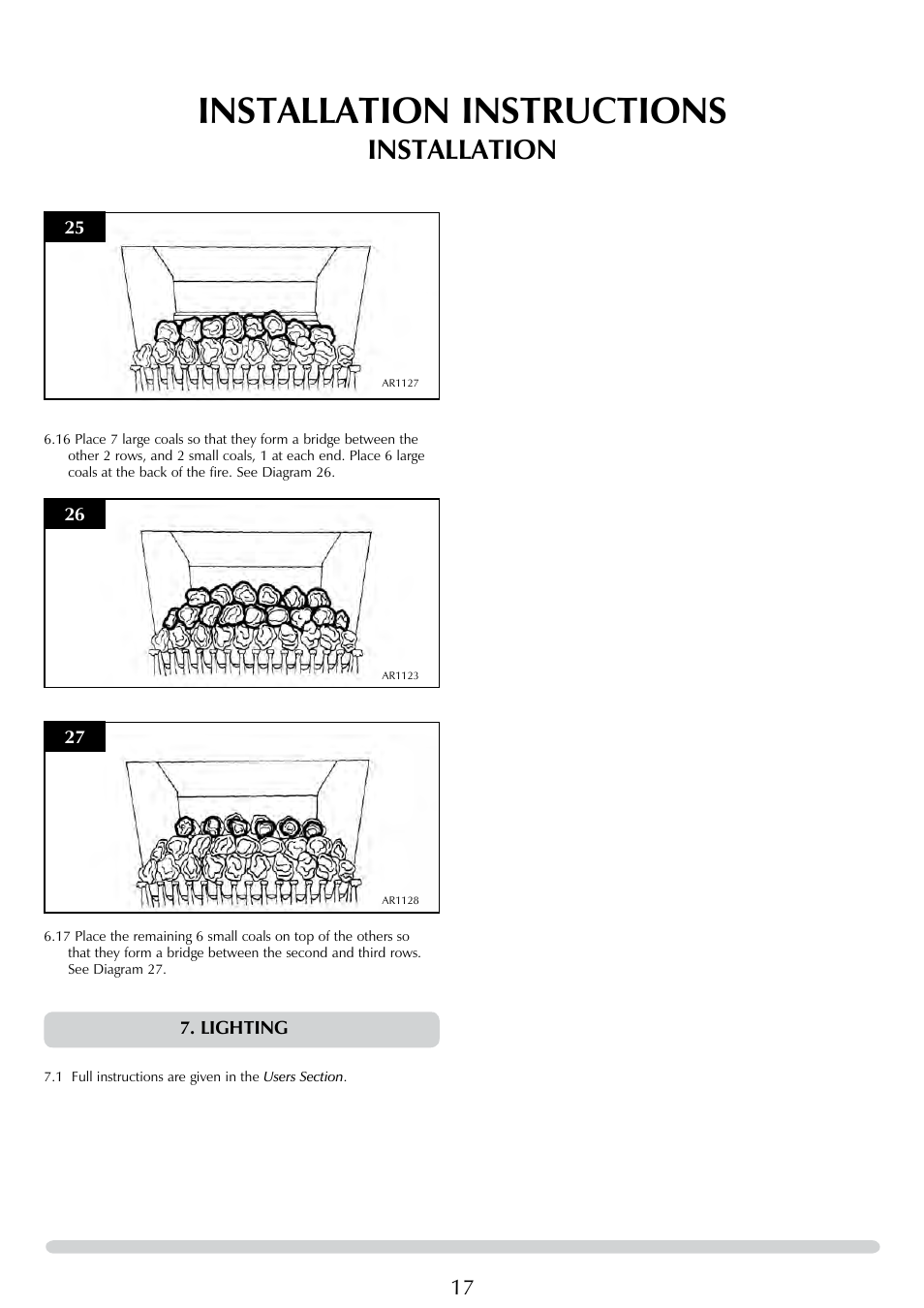 Installation instructions, Installation | Stovax 8455 User Manual | Page 17 / 26