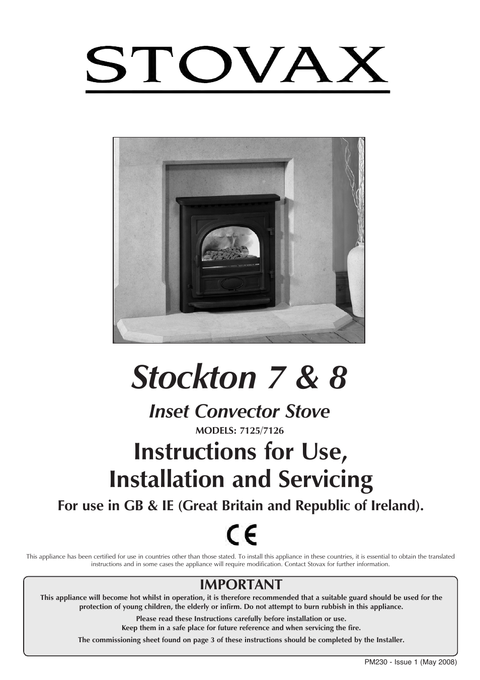 Stovax 7126 User Manual | 30 pages