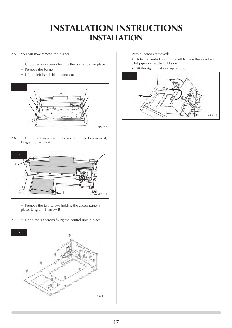 Installation instructions, Installation | Stovax Studio 22 User Manual | Page 17 / 39