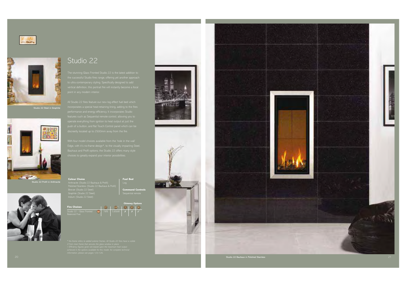 Studio 22 | Stovax Gas and Electric Fires User Manual | Page 11 / 70