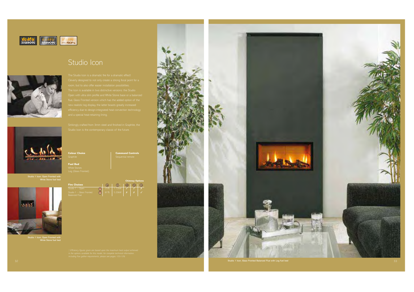 Studio icon | Stovax Gas and Electric Fires User Manual | Page 17 / 70