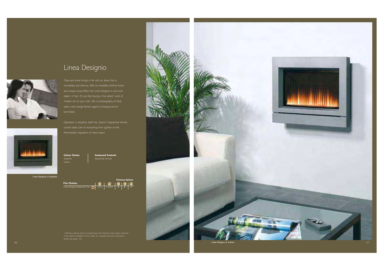 Linea designio | Stovax Gas and Electric Fires User Manual | Page 24 / 70