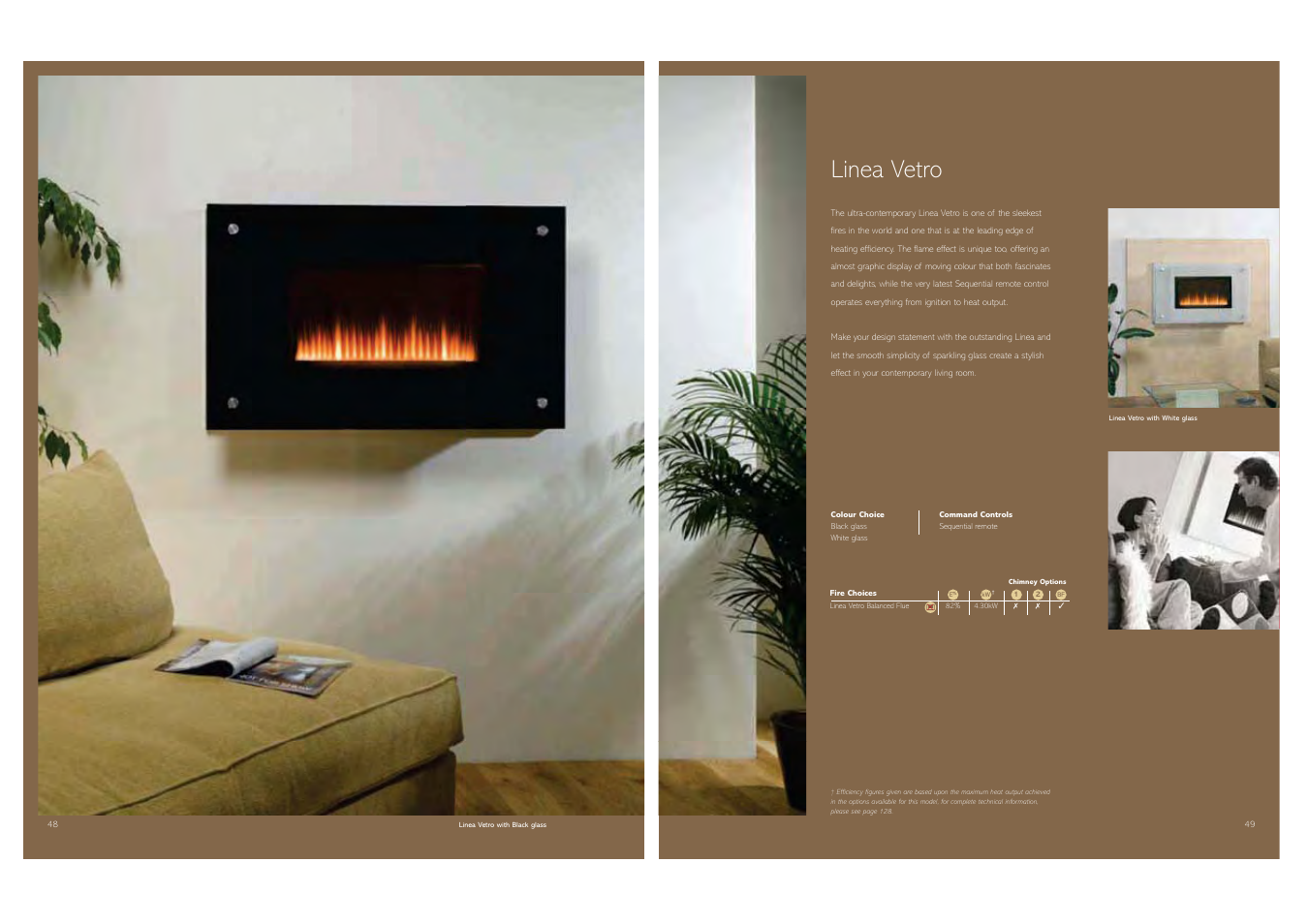 Linea vetro | Stovax Gas and Electric Fires User Manual | Page 25 / 70