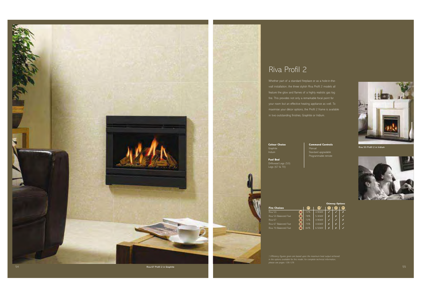 Riva profil 2 | Stovax Gas and Electric Fires User Manual | Page 28 / 70