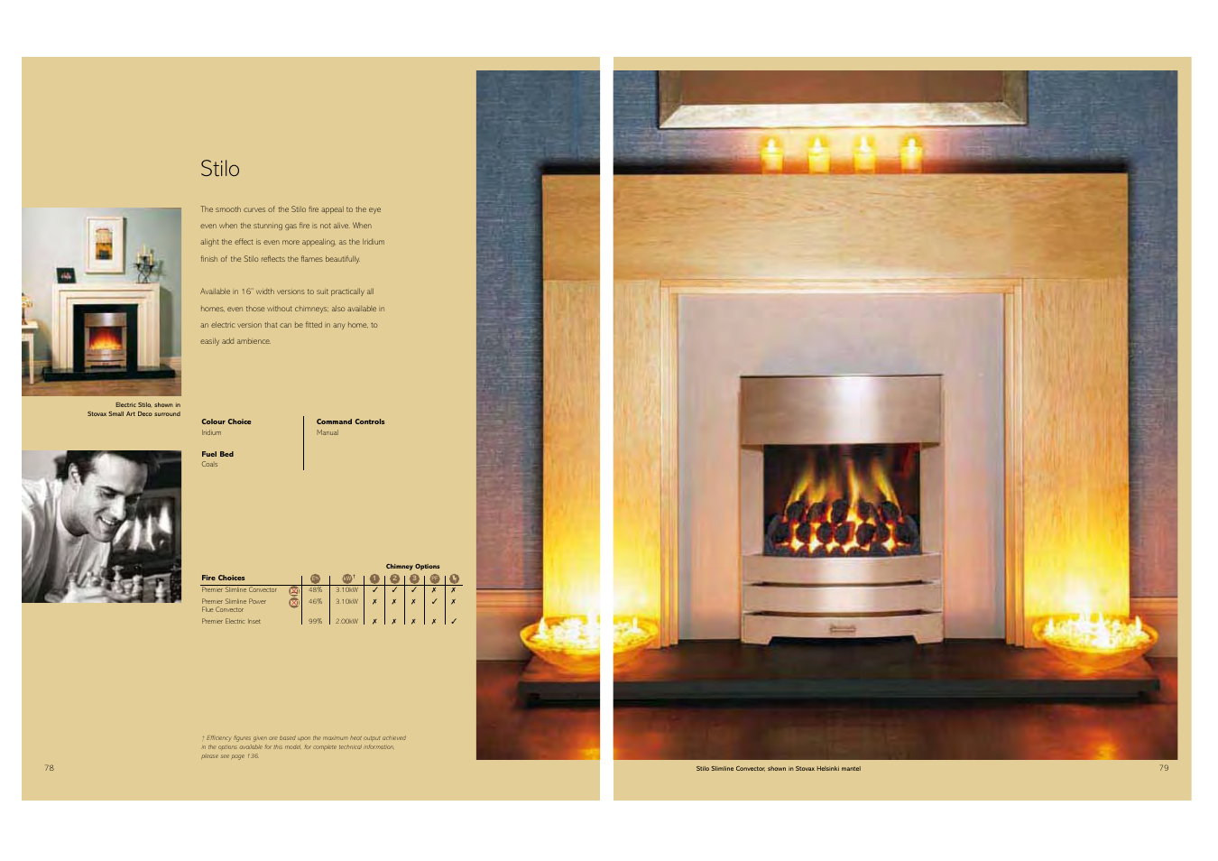 Stilo | Stovax Gas and Electric Fires User Manual | Page 40 / 70