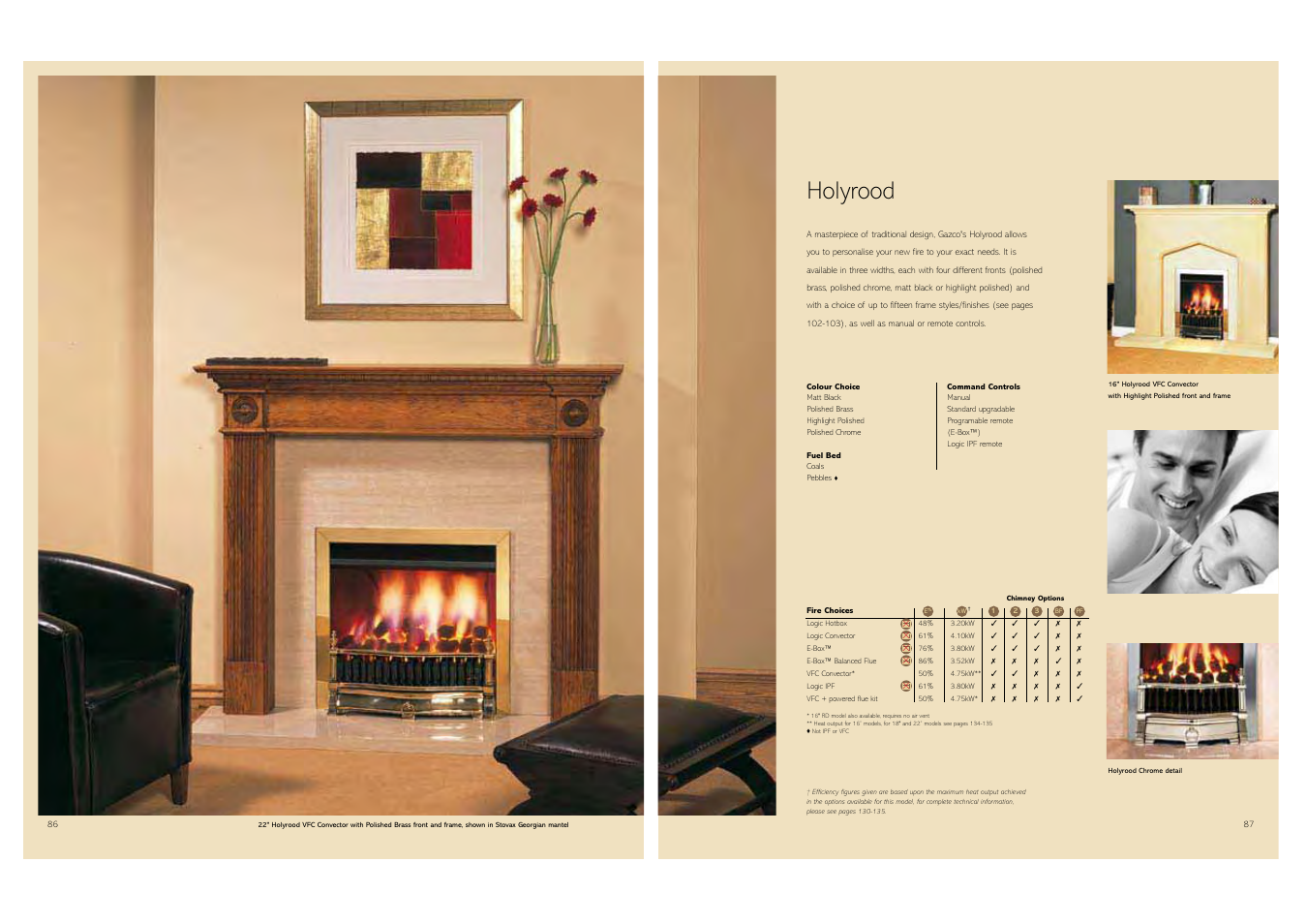 Holyrood | Stovax Gas and Electric Fires User Manual | Page 44 / 70