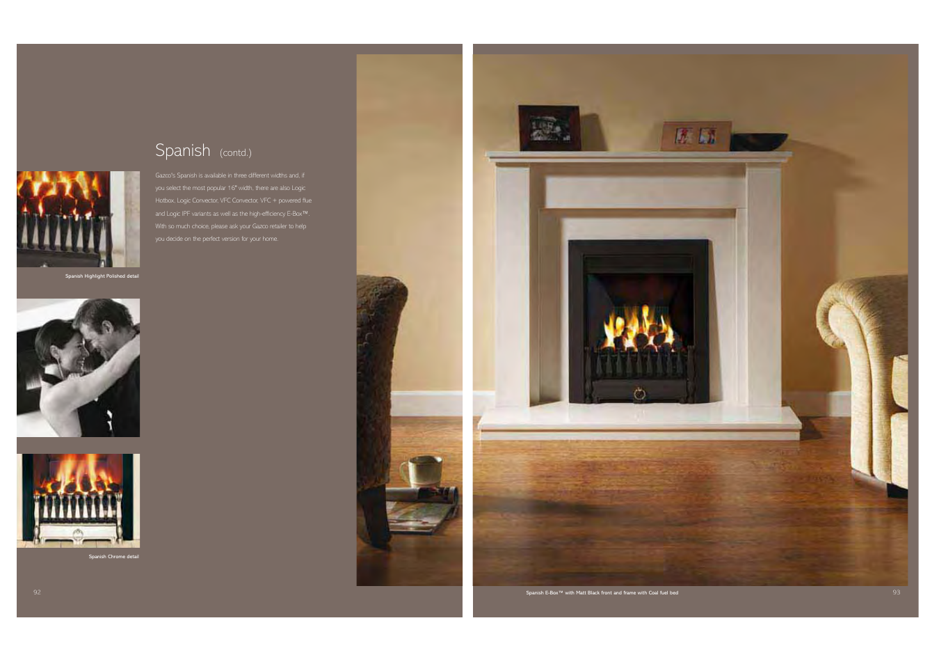 Spanish | Stovax Gas and Electric Fires User Manual | Page 47 / 70