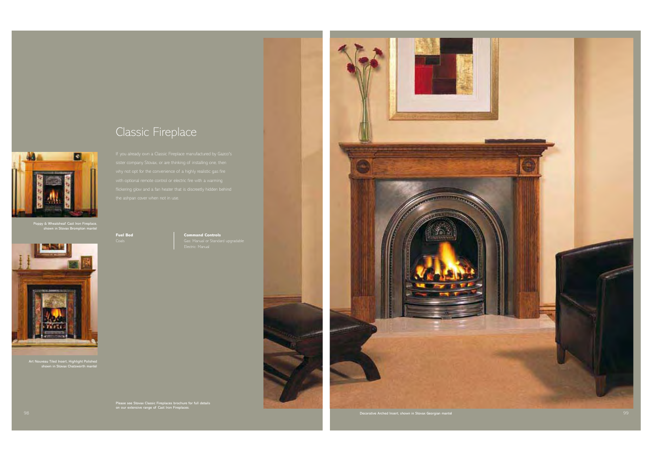 Classic fireplace | Stovax Gas and Electric Fires User Manual | Page 50 / 70