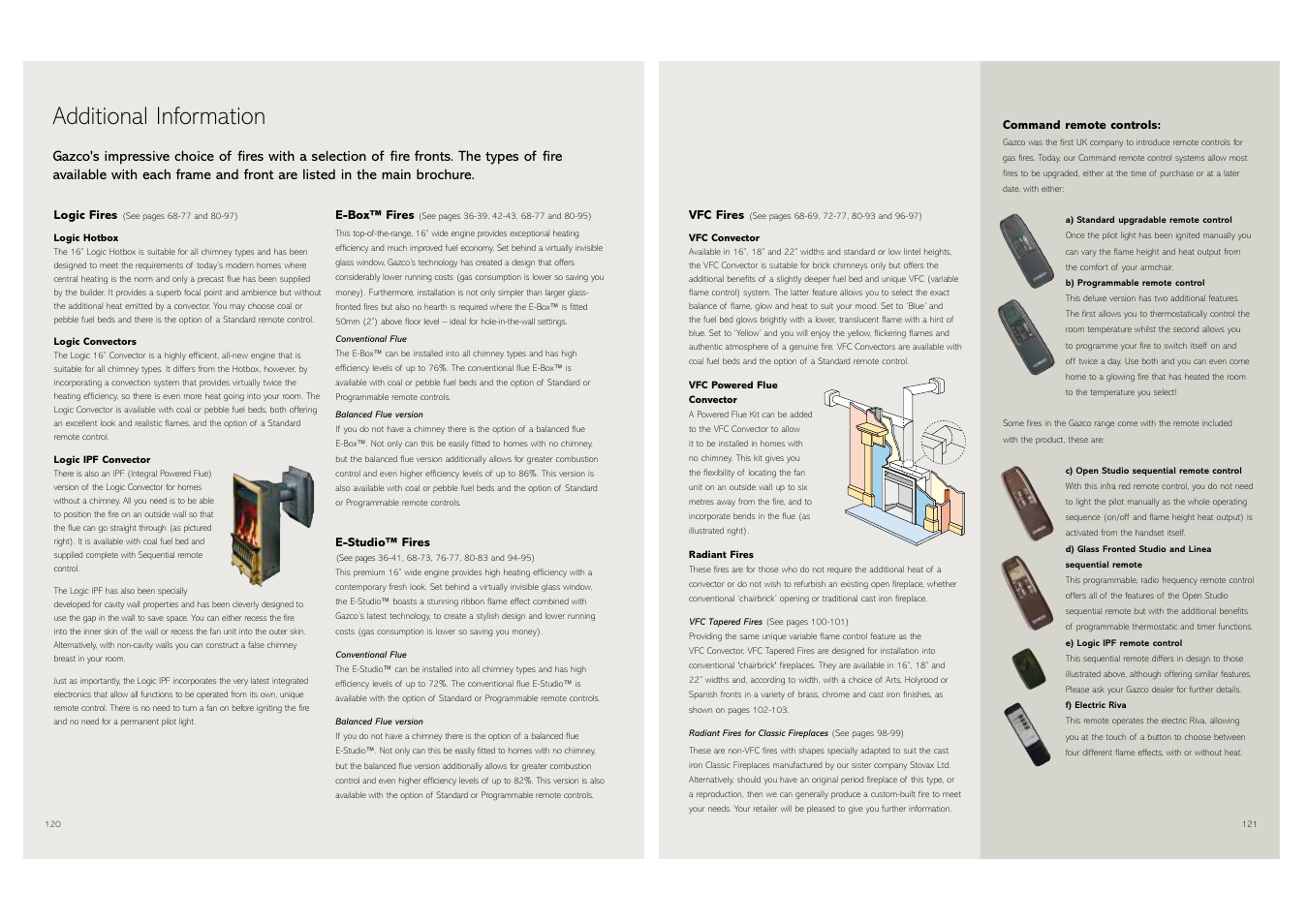 Additional information | Stovax Gas and Electric Fires User Manual | Page 61 / 70