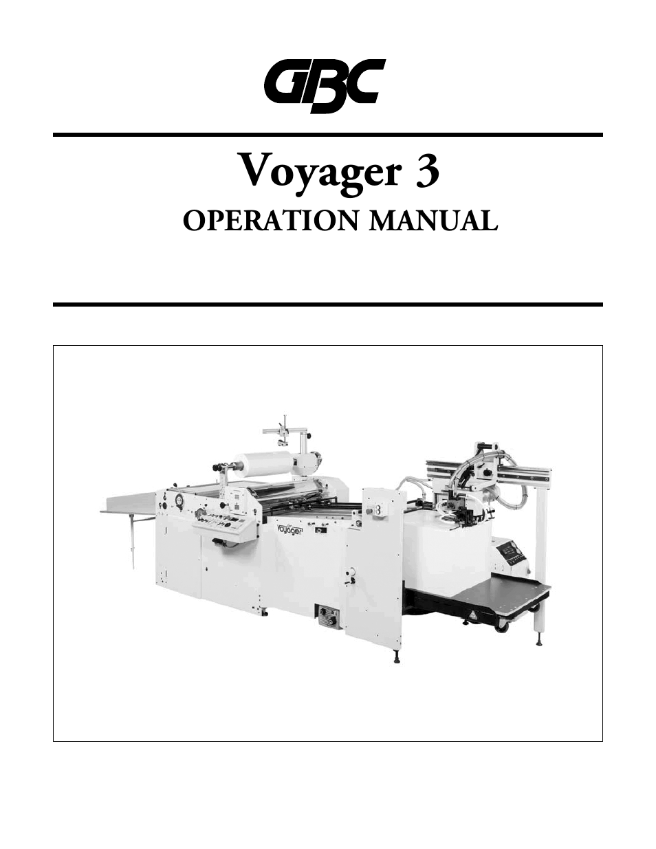 GBC VOYAGER 3 930-032 User Manual | 34 pages