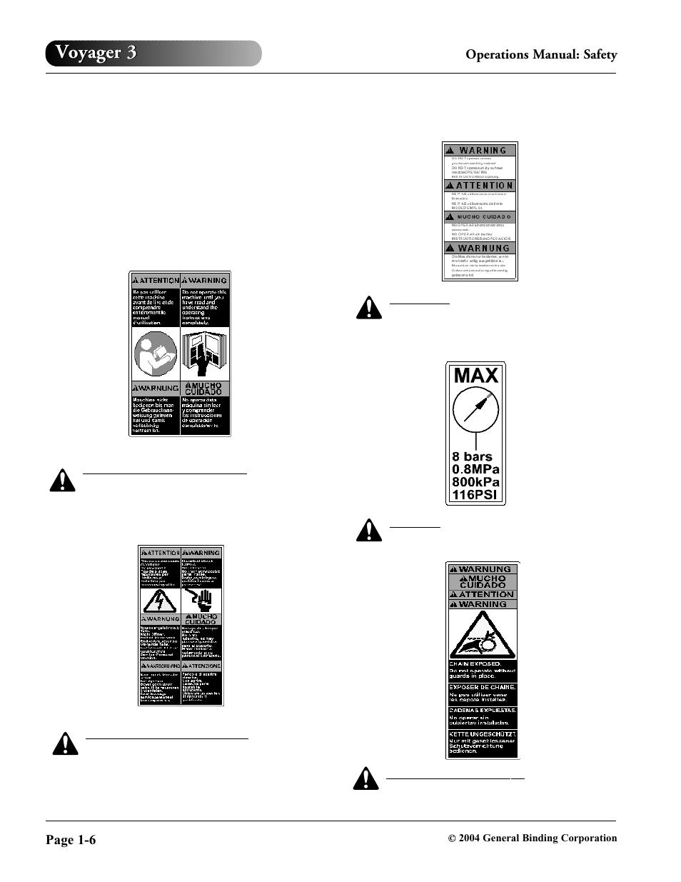 Voyager 3 | GBC VOYAGER 3 930-032 User Manual | Page 12 / 34