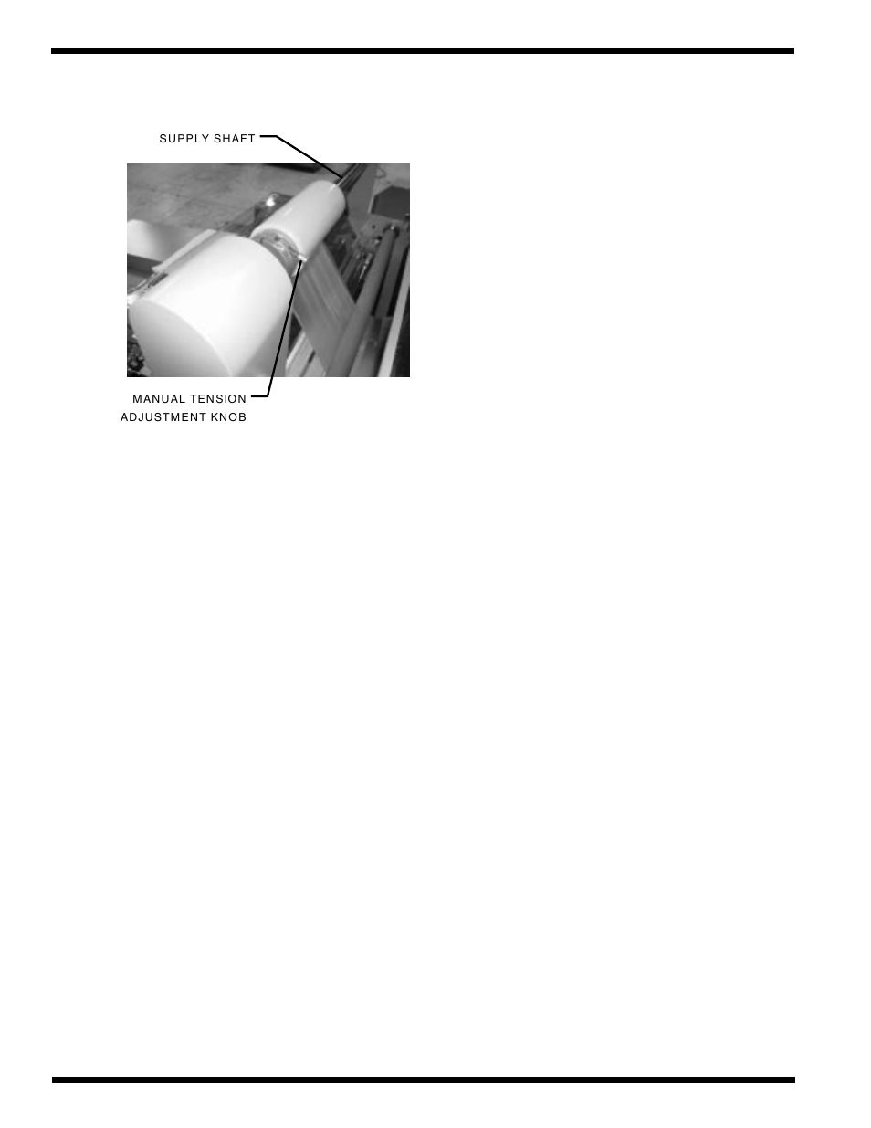 Figure 5.7.1 manual tension knob | GBC 930-115 User Manual | Page 26 / 36