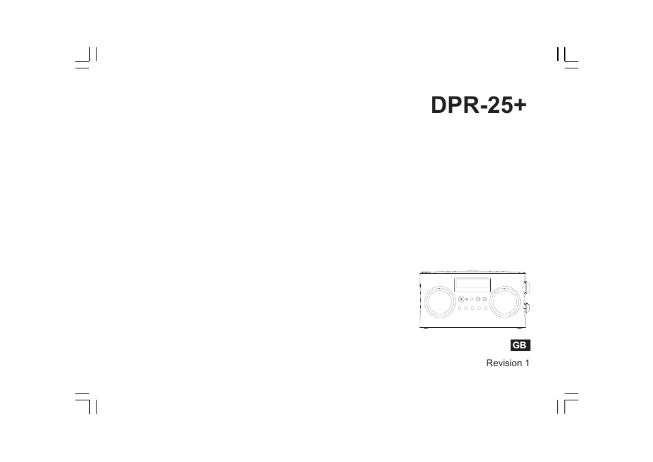 Sangean DPR-25+ User Manual | 25 pages